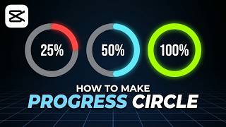 How to make circle progress bar video in Capcut PC 2026!  (Just in 2 minutes)