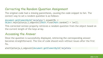 Solving undefined Errors in JavaScript: Accessing Answers from an Element