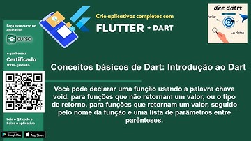 Aula 19 - Conceitos básicos de Dart: Introdução ao Dart - Curso Aplicativos com Flutter