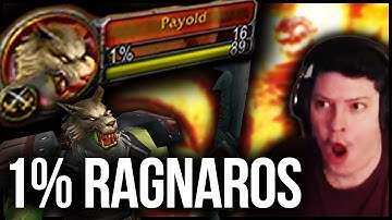 1% on Ragnaros HARDCORE - OnlyFangs FIRST MOLTEN CORE (HOW DID HE SURVIVE??)