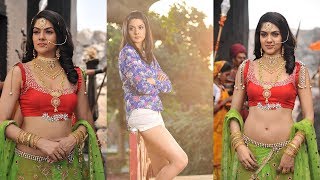 Sakshi Chowdary Hot In Suvarna Sundari Telugu Movie