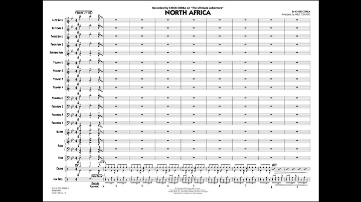 North Africa by Chick Corea/arranged by Mike Tomaro