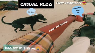 Great Escape From Dog Bite Funny Motovlog Tamil 