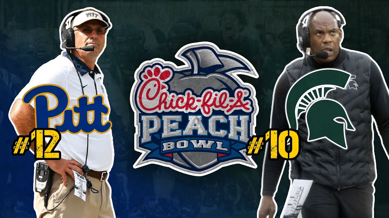 Michigan State vs Pittsburgh Live | Peach Bowl | College Football 2021
