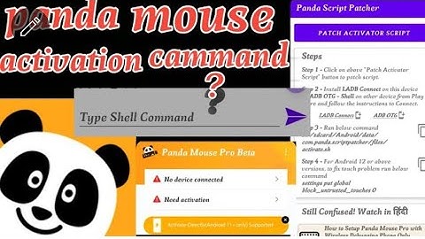 How to get a panda mouse pro active cammand 😮|| Activate phone to phone new code 2024