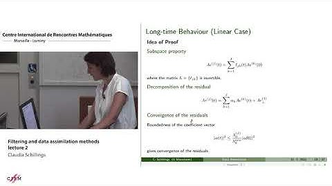Claudia Schillings: Bayesian data assimilation and filtering - lecture 2