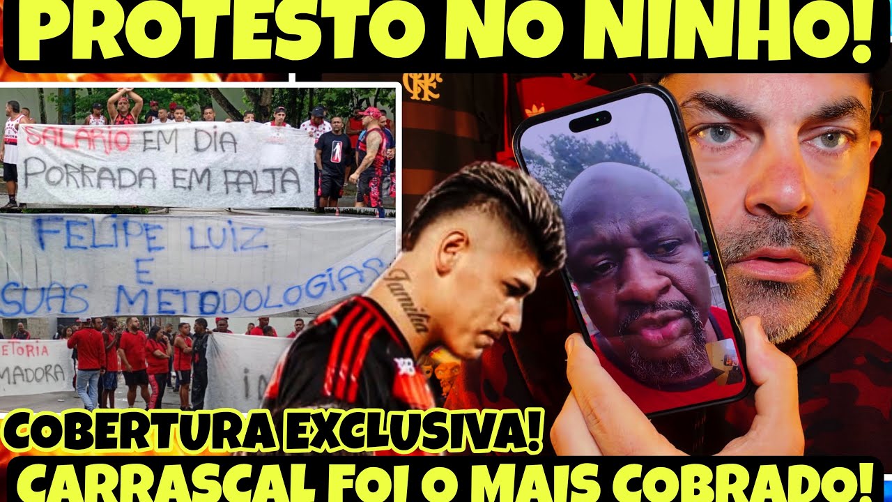 URGENTE! PROTEST@ NO NINHO! CARRASCAL É O MAIS COBRADO PELOS TORCEDORES! CEBOLINHA CONTRA A PAREDE!