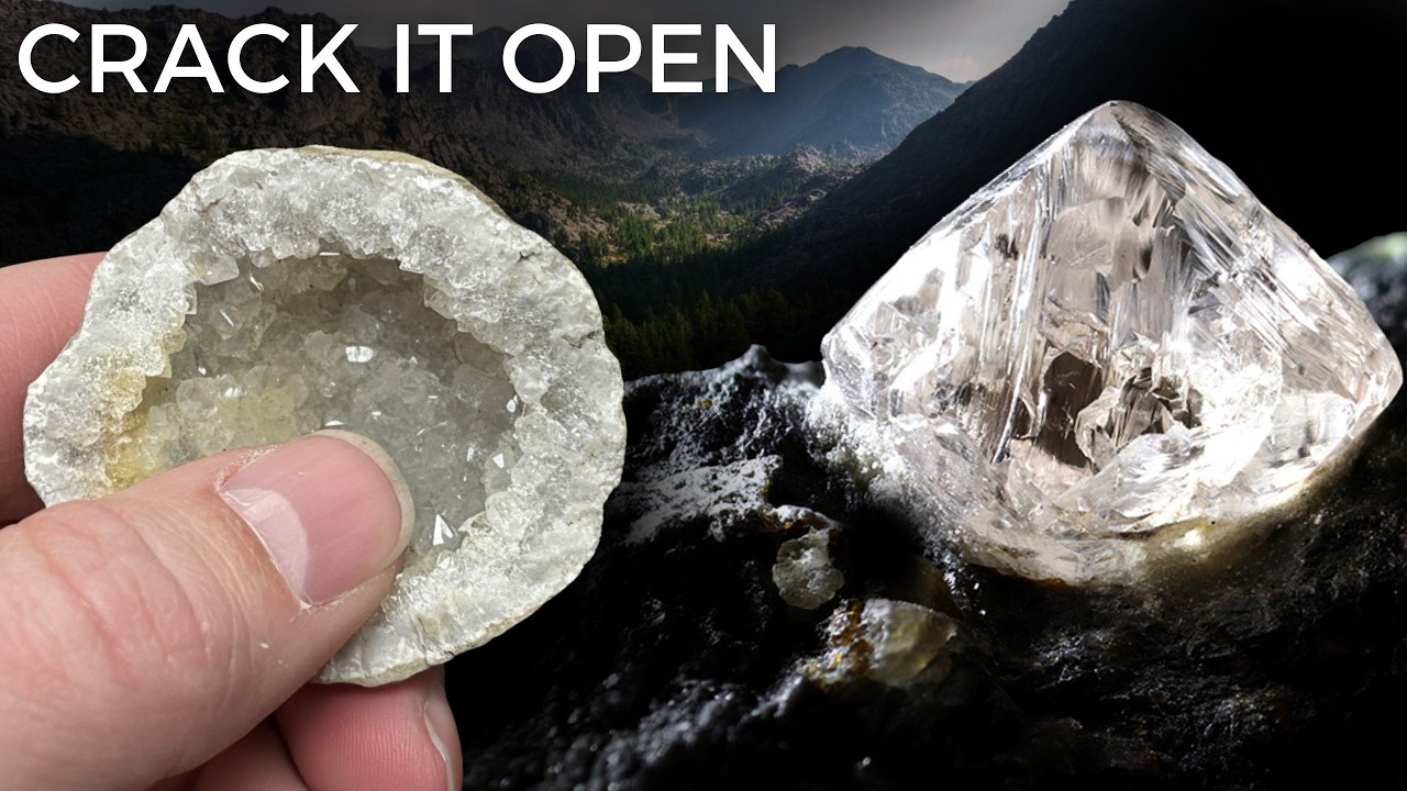 You Can Break These 5 Ugly Rocks to Find Diamonds and Opals! - YouTube