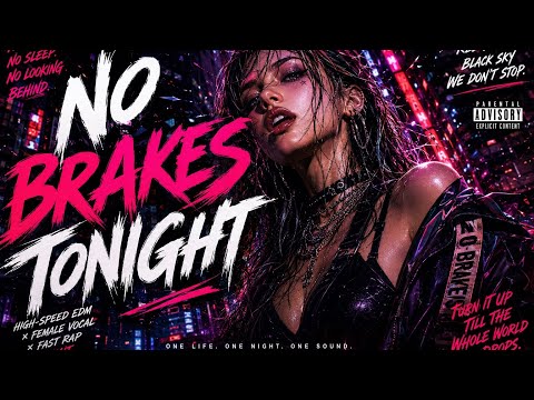 NO BRAKES TONIGHT | High-Speed EDM × Female Vocal × Fast Rap