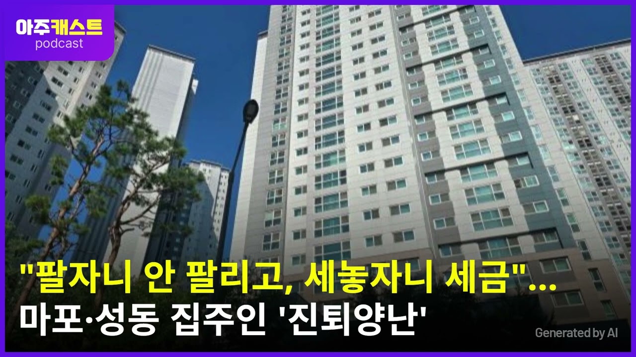 팔자니 안 팔리고, 세놓자니 세금…마포·성동 집주인 진퇴양난