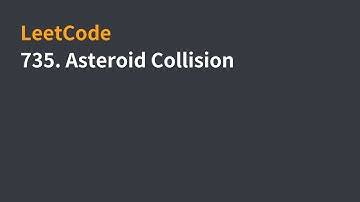 LeetCode | 735. Asteroid Collision | 中文解說