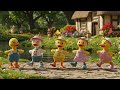 Five Little Ducks Nursery Rhyme | Toddler Songs | Kids Learning Music
