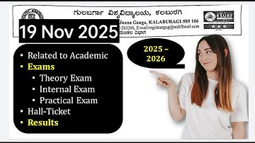 Gulbarga University 1st 3rd 5th Sem Exam Date Timetable Hall Ticket Result Classes SEP NEP CBCS 2026