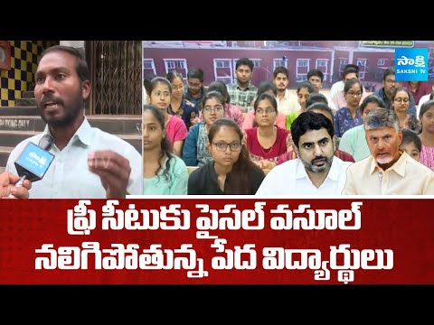 ఫ్రీ సీటుకు పైసల్ వసూల్: SV University Students Problems | AP Fee Reimbursement@SakshiTV - SAKSHITV