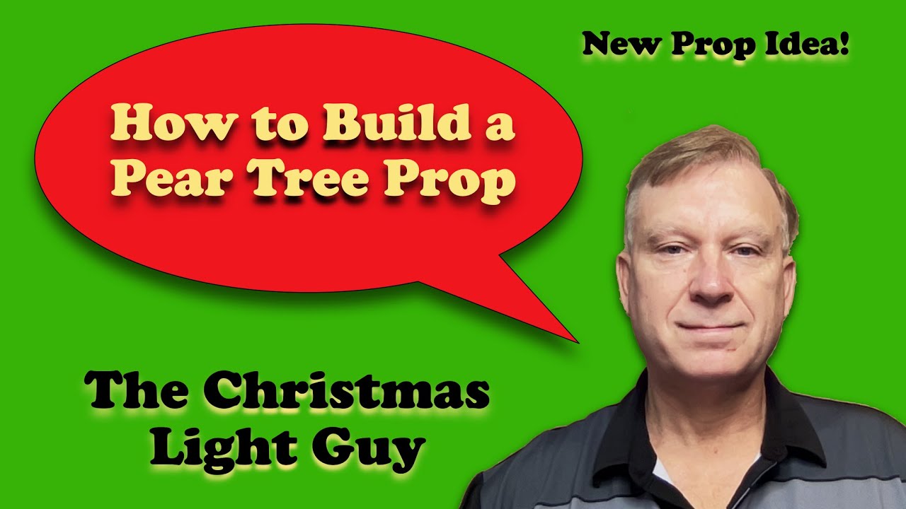 How to Build a Pear Tree New Prop Idea YouTube