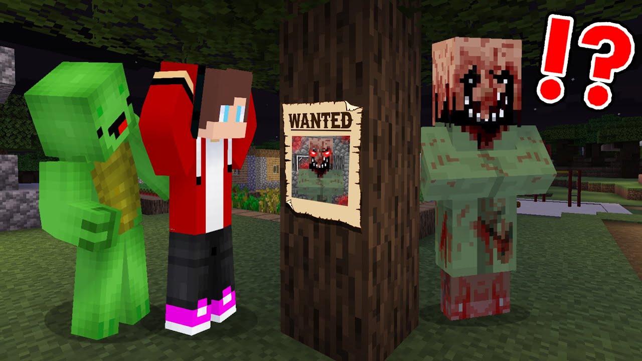 JJ is Looking For Scary Villager
