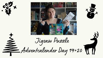 🧩 Jigsaw Puzzle Advent Calendar 2022 – Day 19 & 20 Timelapse Build