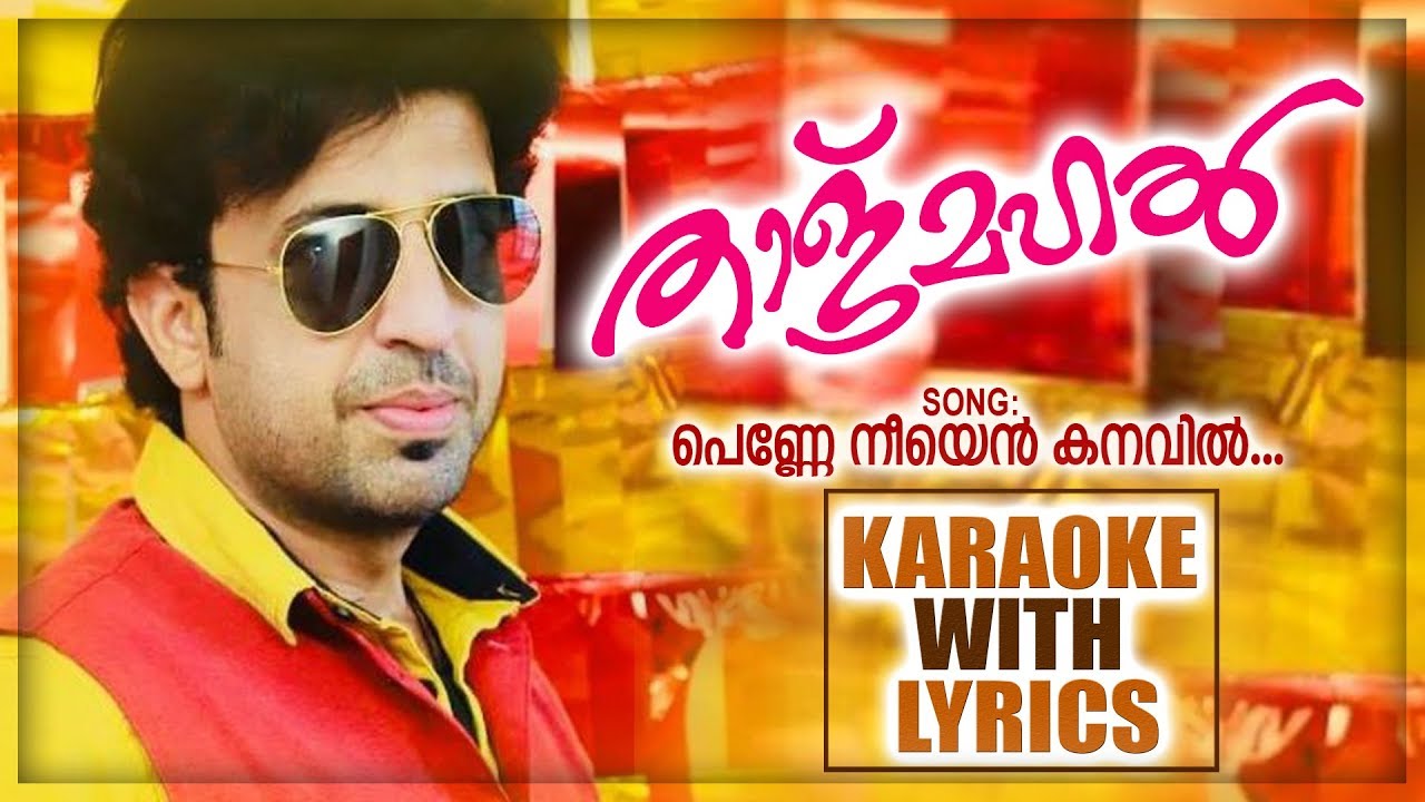 Penne Neeyen Kanavil Karaoke With Lyrics  New Mappila Album Karaoke  Abid Kannur  Taj Mahal