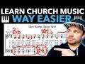 Simple trick to learn church music way easier on piano