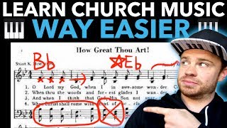 Simple Trick to Learn Church Music WAY Easier on Piano