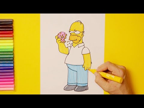 How to draw Homer (The Simpsons)