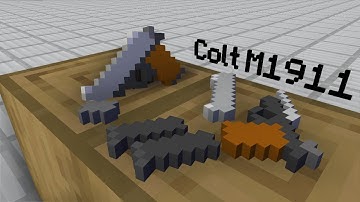 "UPDATED" x32 M1911 Pistol Rig and Animations | Mineimator