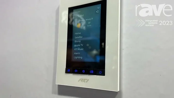 ISE 2023: RTI Features New KX4 In-Wall Touch Panel with Built-In Control Processor