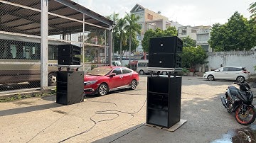 Dàn line array 40 neo & sub hầm đôi 50 coil 125