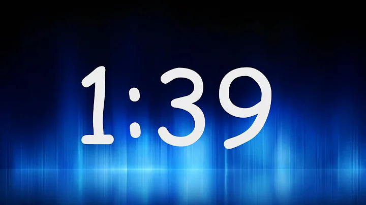 1:39 Minutes Timer / Countdown from 1min 39sec