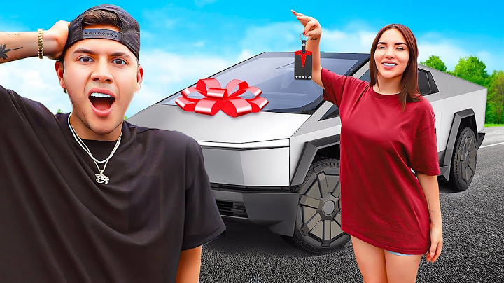 KIMBERLY GAVE ME A CYBERTRUCK FOR MY BIRTHDAY