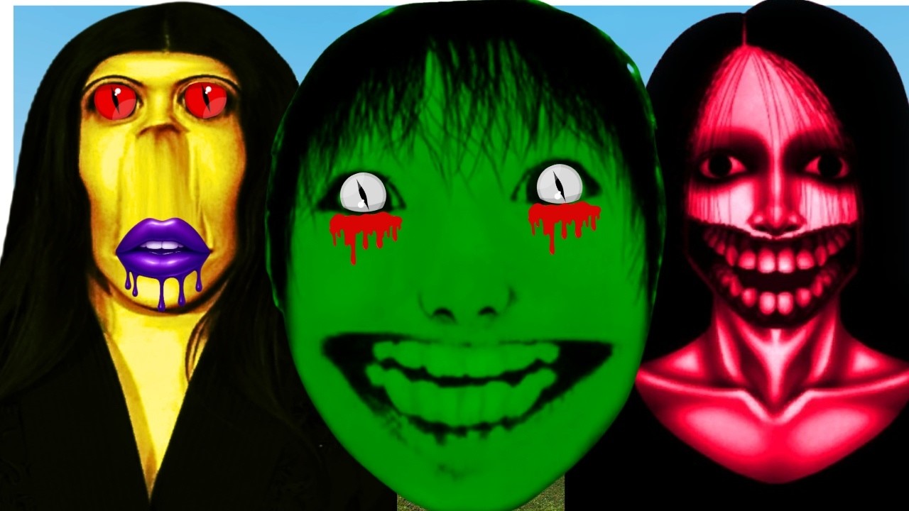 Kuchisake Onna, Yoshie kimura, Rosalia Bizcochito Vs Towers In Garry's Mod