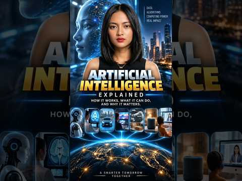 ⁣Artificial Intelligence Explained 🤖 | How AI Works in a Minute