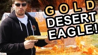 GOLD DESERT EAGLE 50 CAL