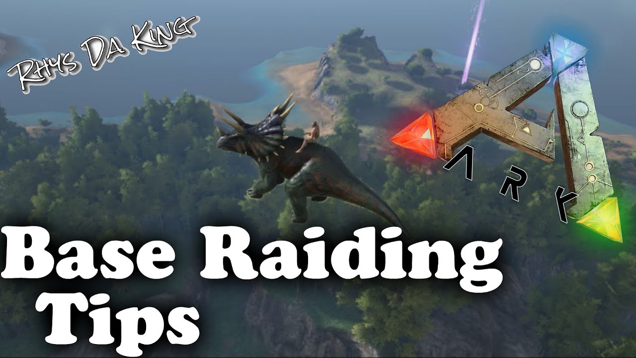 Ark Flying Dinosaurs Base Raiding Tips / Troll YouTube