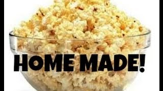 How to Make Homemade Microwave Popcorn.