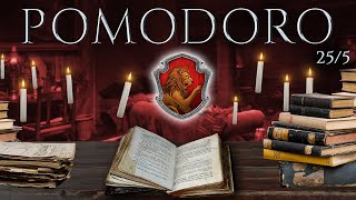 GRYFFINDOR  POMODORO Study Session 25/5  Harry Potter Ambience  Focus, Relax & Study in Hogwarts