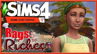 🍕 Rags to Riches Challenge | The Sims 4 Home Chef Hustle | Part 1 🧁