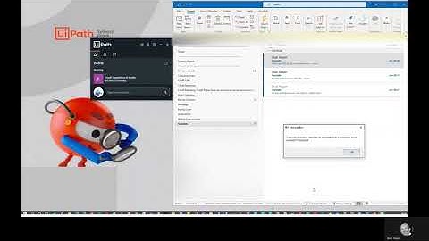 Email classification with RPA & AI