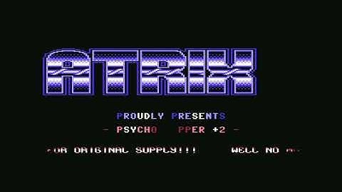 Atrix Intro 04 ! Commodore 64 (C64)