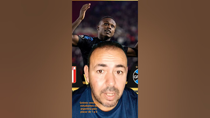 #noticiasdofutebol Grêmio vence o estudiantes da argentina pelo placar de um a 0