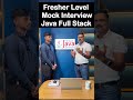Fresher Level Mock Interview | Crack Your First Job with Confidence| Join US Now:+91 7887575991