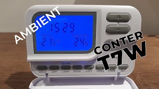 Ambient Conter Termostat T7W | Programare temperatura pe ore si zile