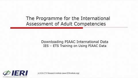 5a. Downloading the PIAAC International Data