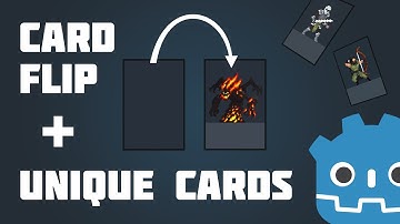 UNIQUE Cards & CARD FLIP Animation - Godot 4 Card Game Tutorial #6