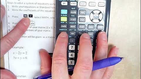 Solving Systems of Equations (from word problems)using Matrix