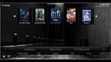 animating the widget using xonfluence on kodi