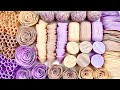 ASMR Soap cubes 💜 Soap boxes with glitter 💫 Soap plates 💛 Carving ASMR ! Relaxing Sounds !