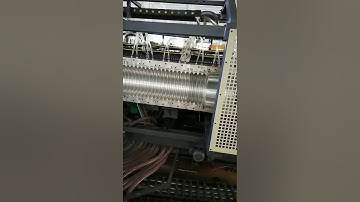 high speed co-extrusion pvc corrugated pipe machine with wire insert device and marking line device