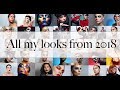 ALL MY LOOKS FROM 2018 IN 12 MINUTES | Linda Hallberg Tutorials