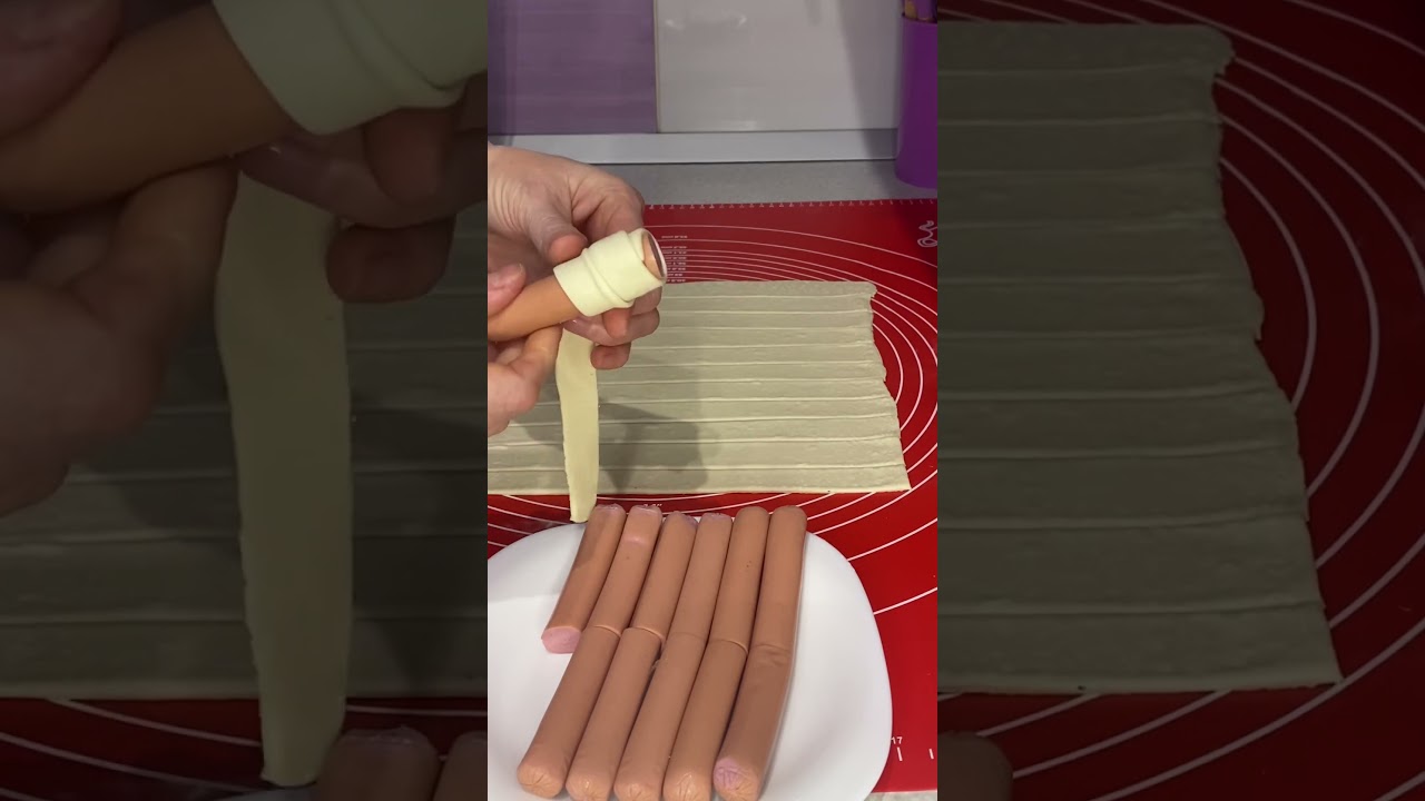 Сосиски в тесте #рецепты #быстро #еда